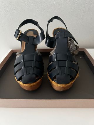 Sandalias Uterqüe azul
