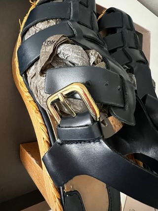 Sandalias Uterqüe azul