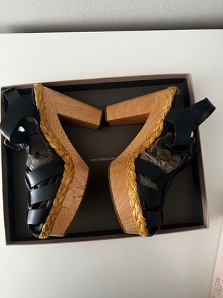 Sandalias Uterqüe azul