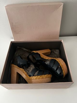 Sandalias Uterqüe azul