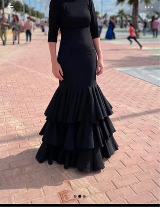 Traje Flamenca Negro - Talla 34