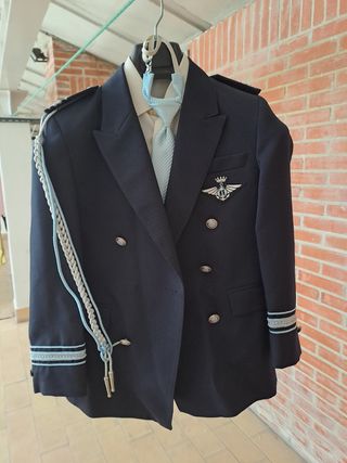 Traje comunión niño azul marino Comandante. 