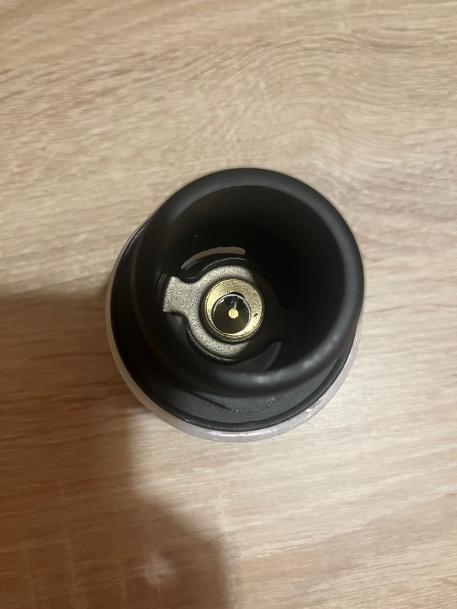 Válvula lavabo negra mate