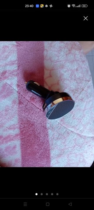 Cargador coche manos libres