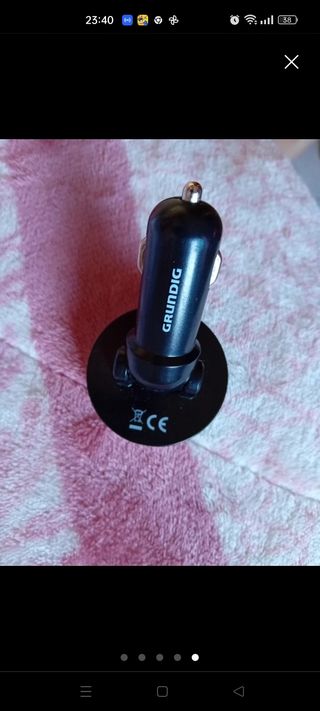 Cargador coche manos libres