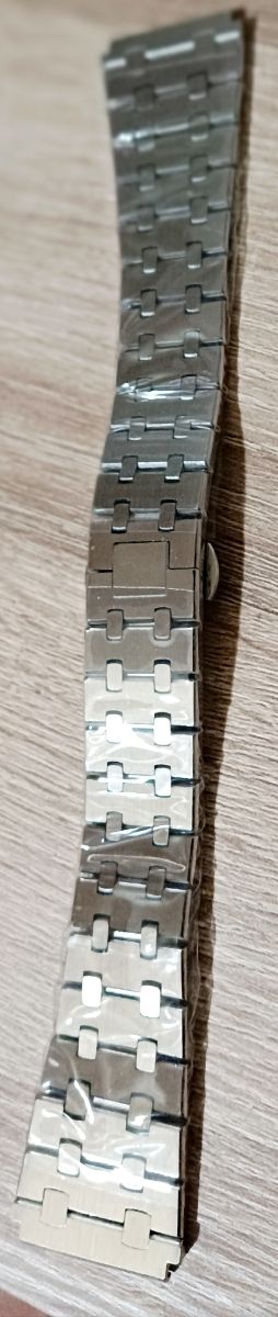 Correa reloj acero inoxidable plata