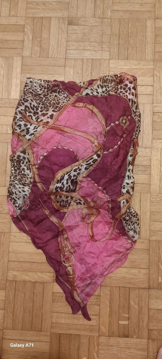 Foulard seta Bijou Brigitte rosa-viola