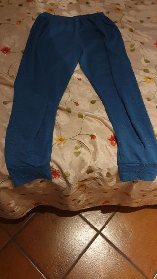 Pigiama Uomo Felpato Blu-Bianco