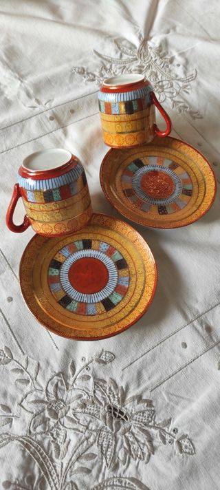 2 Tazze Caffè Satsuma Vintage