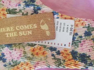 Bikini retro canalé multicolor