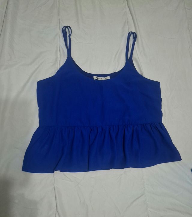 Blusa azul verano