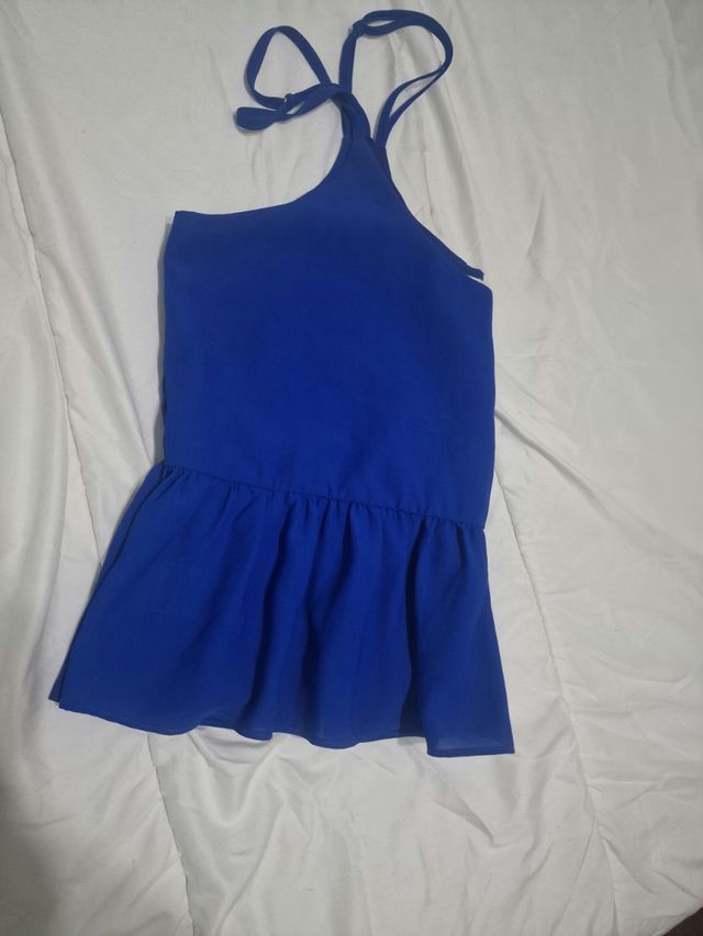 Blusa azul verano