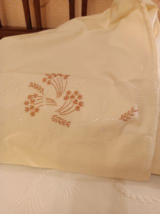 Sábanas algodón beige -