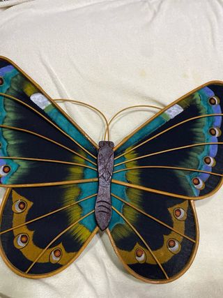ADORNO 3 MARIPOSAS Bambú 