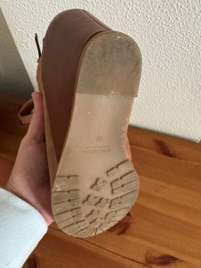 Botines Pull & Bear ante marrón - 40