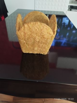 3 macetas esparto - Decoración hogar