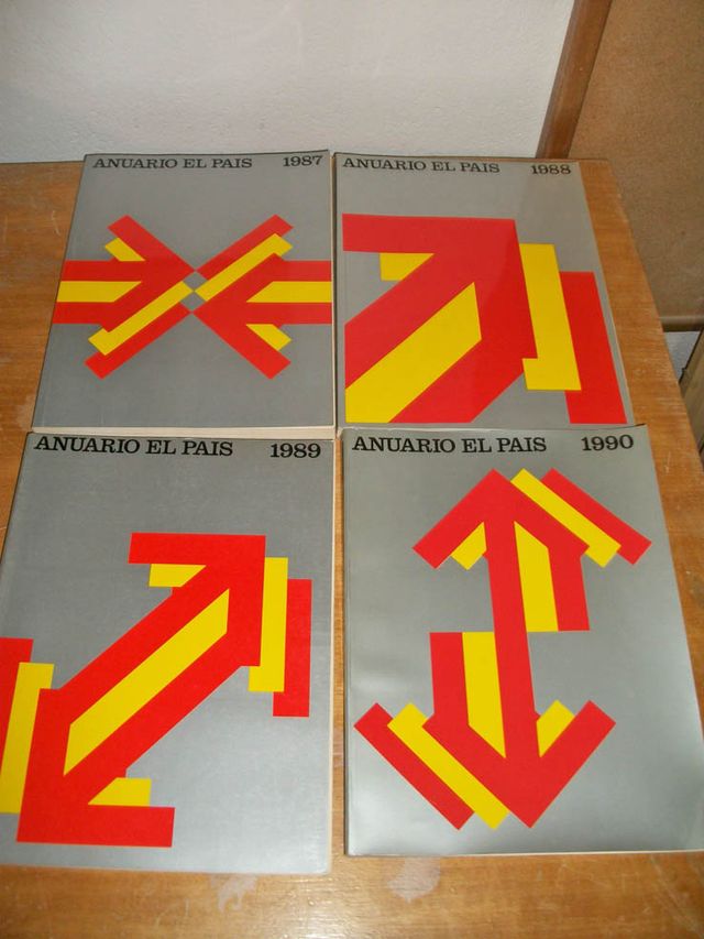 Lote de 15  Anuarios El Pais (de 1982 a 1996).