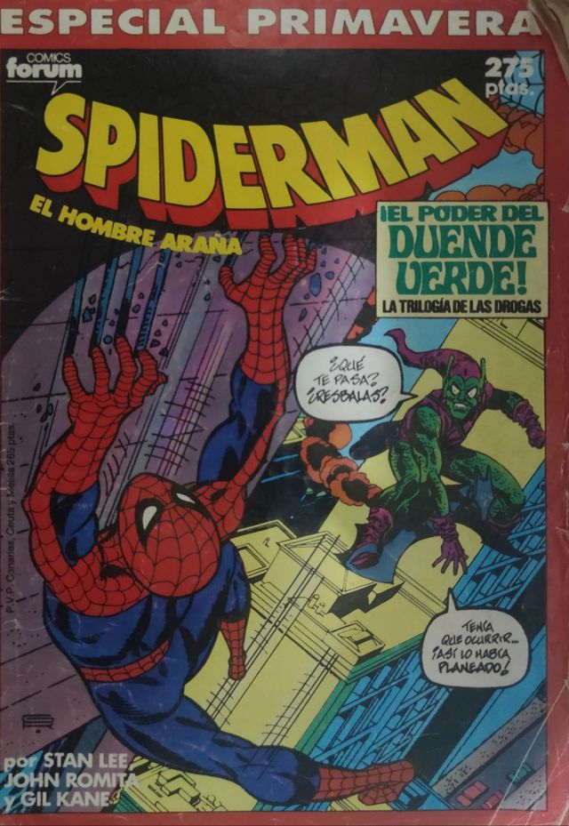 Spiderman. El poder del duende verde. 1986.