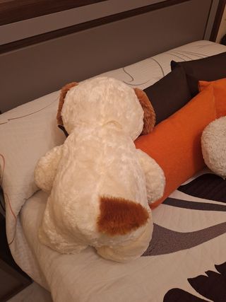 Peluche perro beig grande