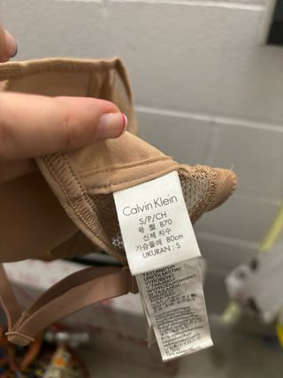 Sujetador Calvin Klein beige
TALLA S/P