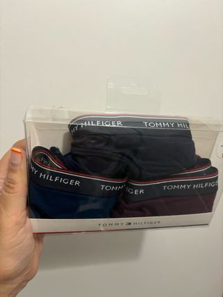 Tommy Hilfiger Essentials - Tanga Azul - Talla S