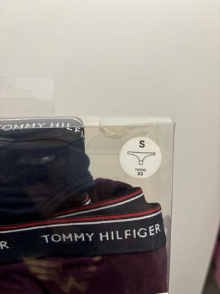 Tommy Hilfiger Essentials - Tanga Azul - Talla S