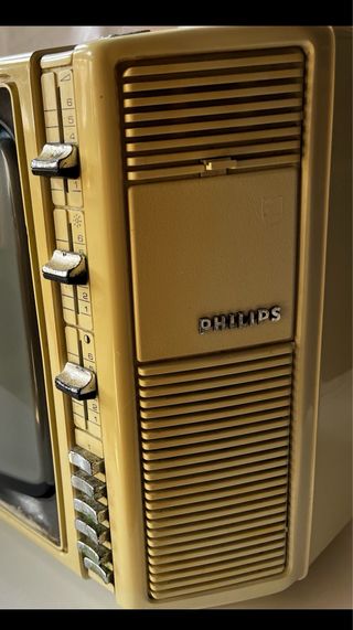TV Retro Beige - Solo Decoración No funciona