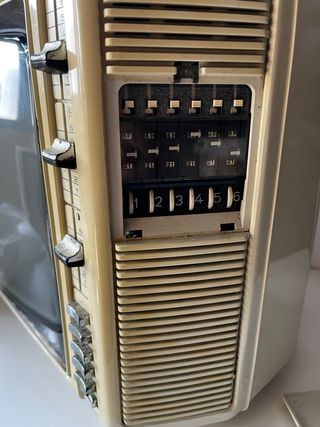 TV Retro Beige - Solo Decoración No funciona