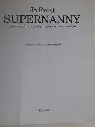 Supernanny: Consejos prácticos sensatos Jo Frost