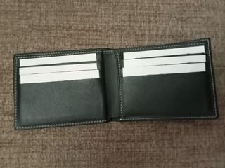 Cartera Piel Verde