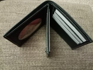 Cartera Piel Verde