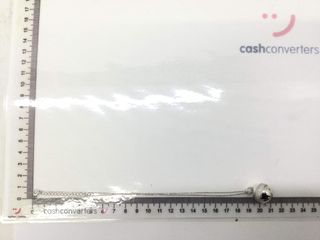 collar plata 925mm con piedra con circonita 19 5cm