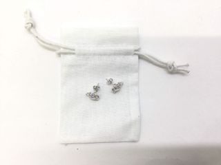 pendientes plata 925mm con piedra con circonita