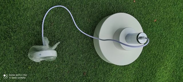 Lámpara colgante blanca moderna