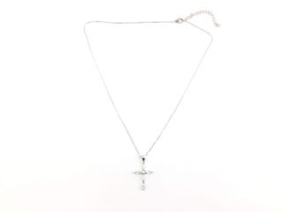 collar plata 925mm con piedra con circonita 19 5cm