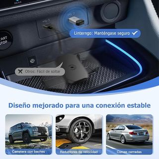 Linterngo Adaptador CarPlay Inalámbrico Aluminio