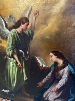 Bonita pareja de óleos.