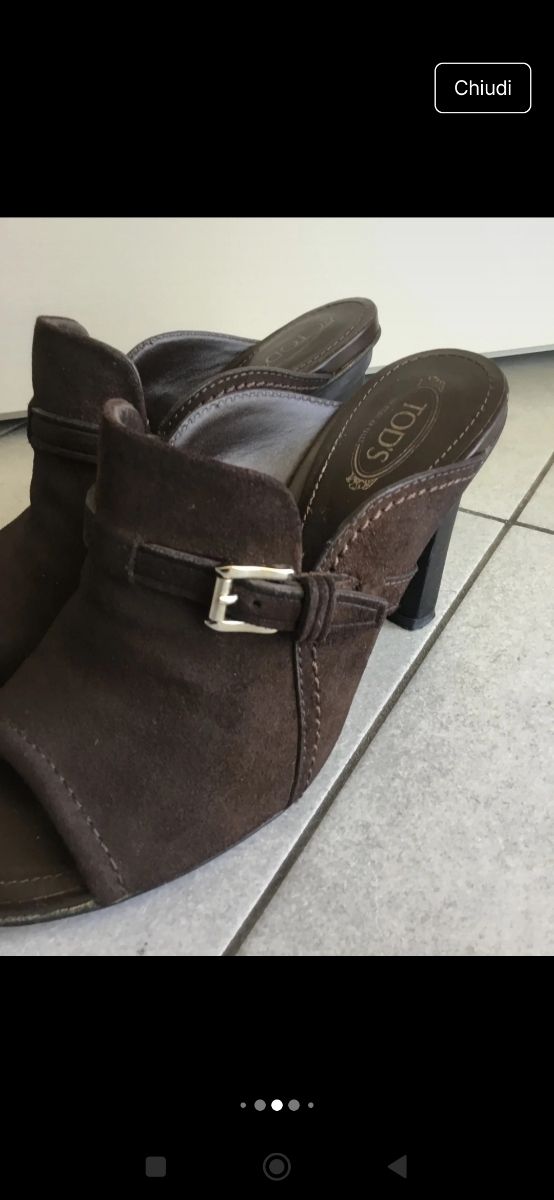 Sandali Tod's Marroni Tg. 36.5