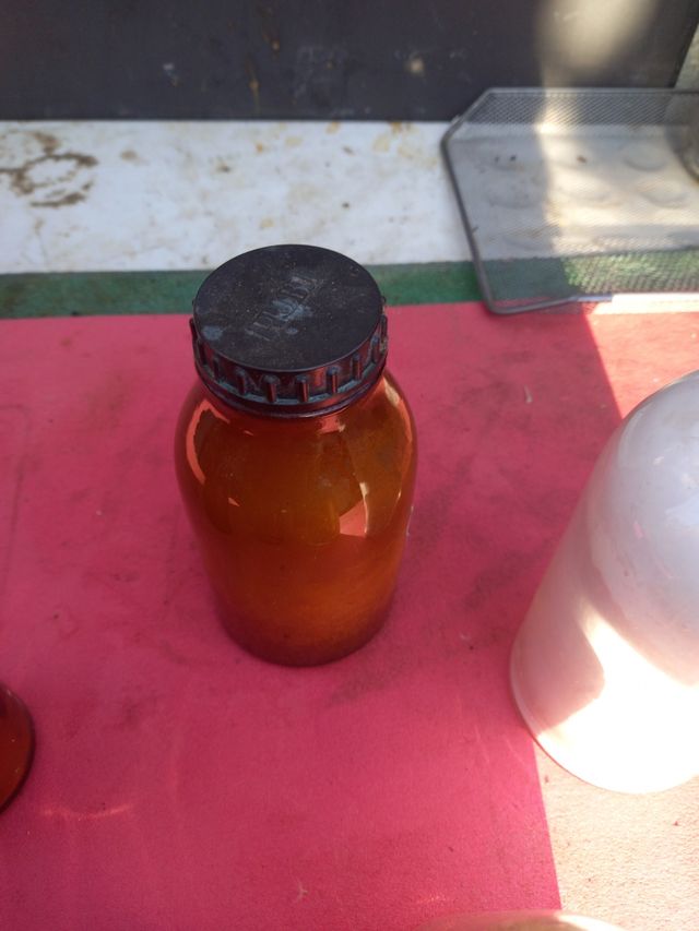 7 frascos farmacia antiguos