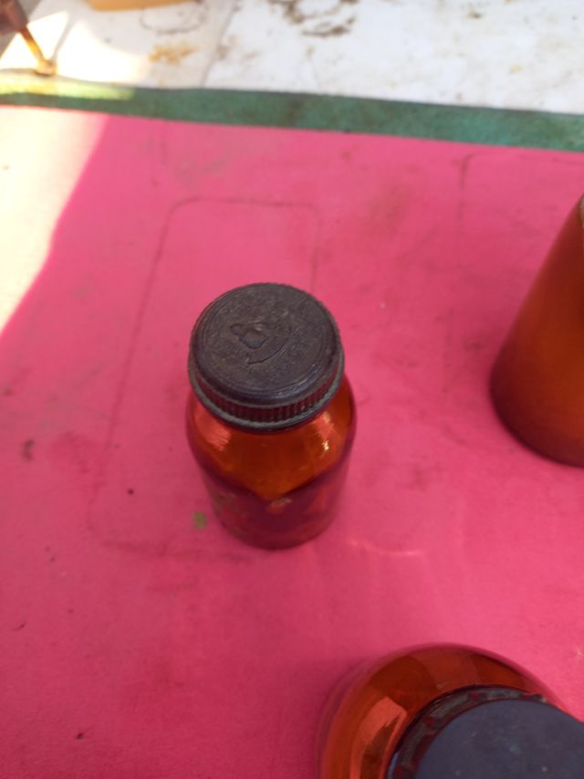 7 frascos farmacia antiguos