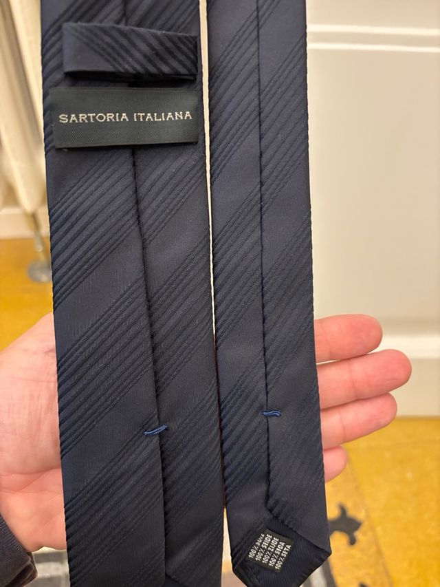 Cravatta blu Sartoria Italiana