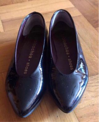 Manoletinas Pablo Ochoa negras, talla 40