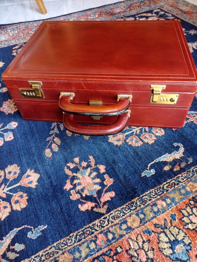 Valigetta vintage in pelle