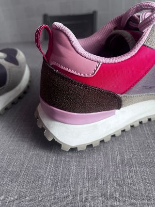 Zapatillas Xti mujer - Gris , rosa y rojo