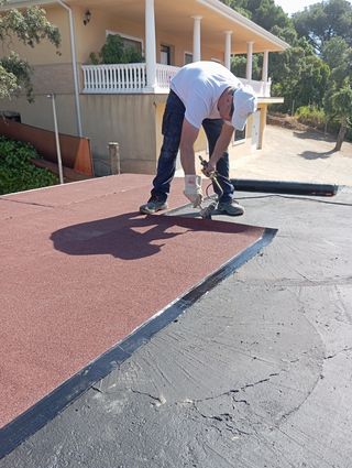 Impermeabilización tejado - 2 capas