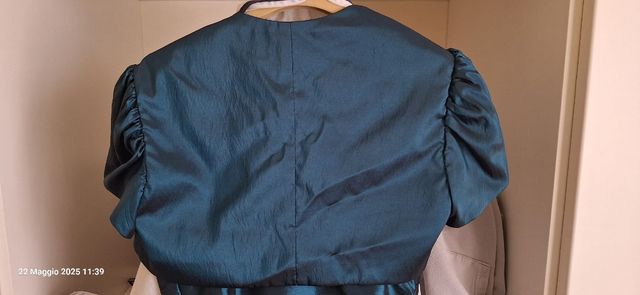 Abito cerimonia teal + bolero