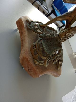 Candelabro bronce antiguo