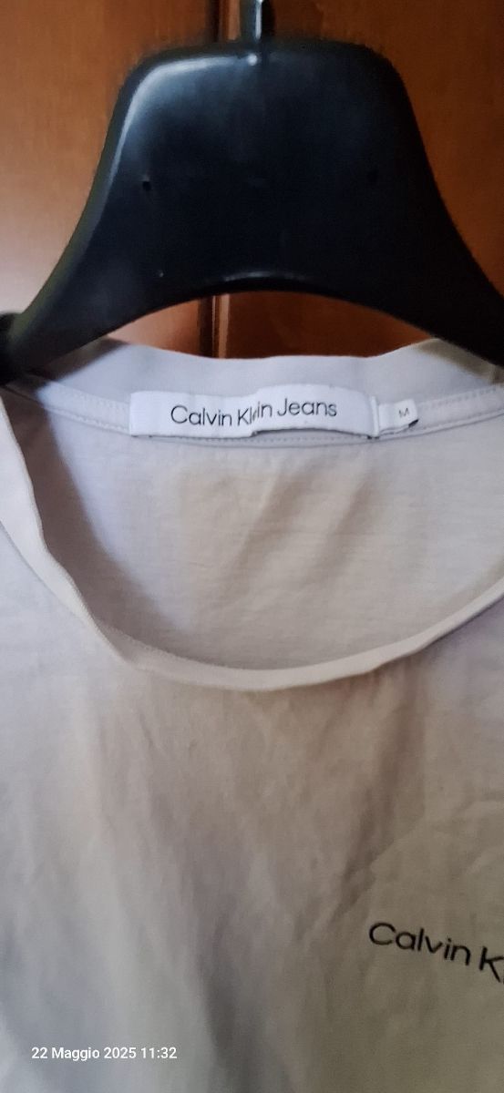 Maglietta Calvin Klein (M) Bianca