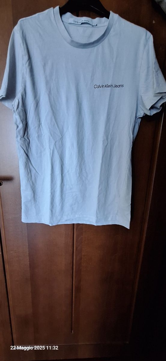 Maglietta Calvin Klein (M) Bianca