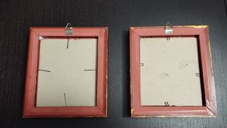 Coppia di quadretti tema attività portuali d'epoca